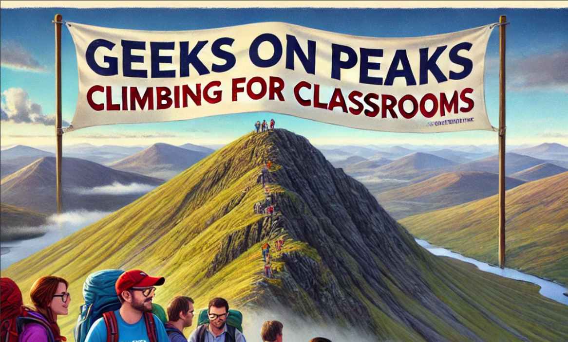 Geeks on Peaks: Climbing for Classrooms campaign photo, 4 of 5