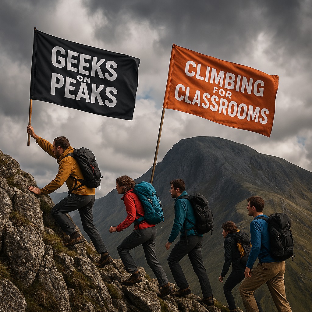 Geeks on Peaks: Climbing for Classrooms campaign photo, 2 of 5