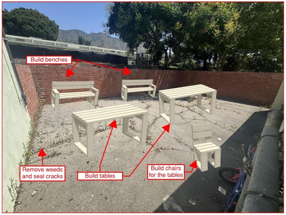 Support Our Teachers' Outdoor Break Space campaign photo, 5 of 5