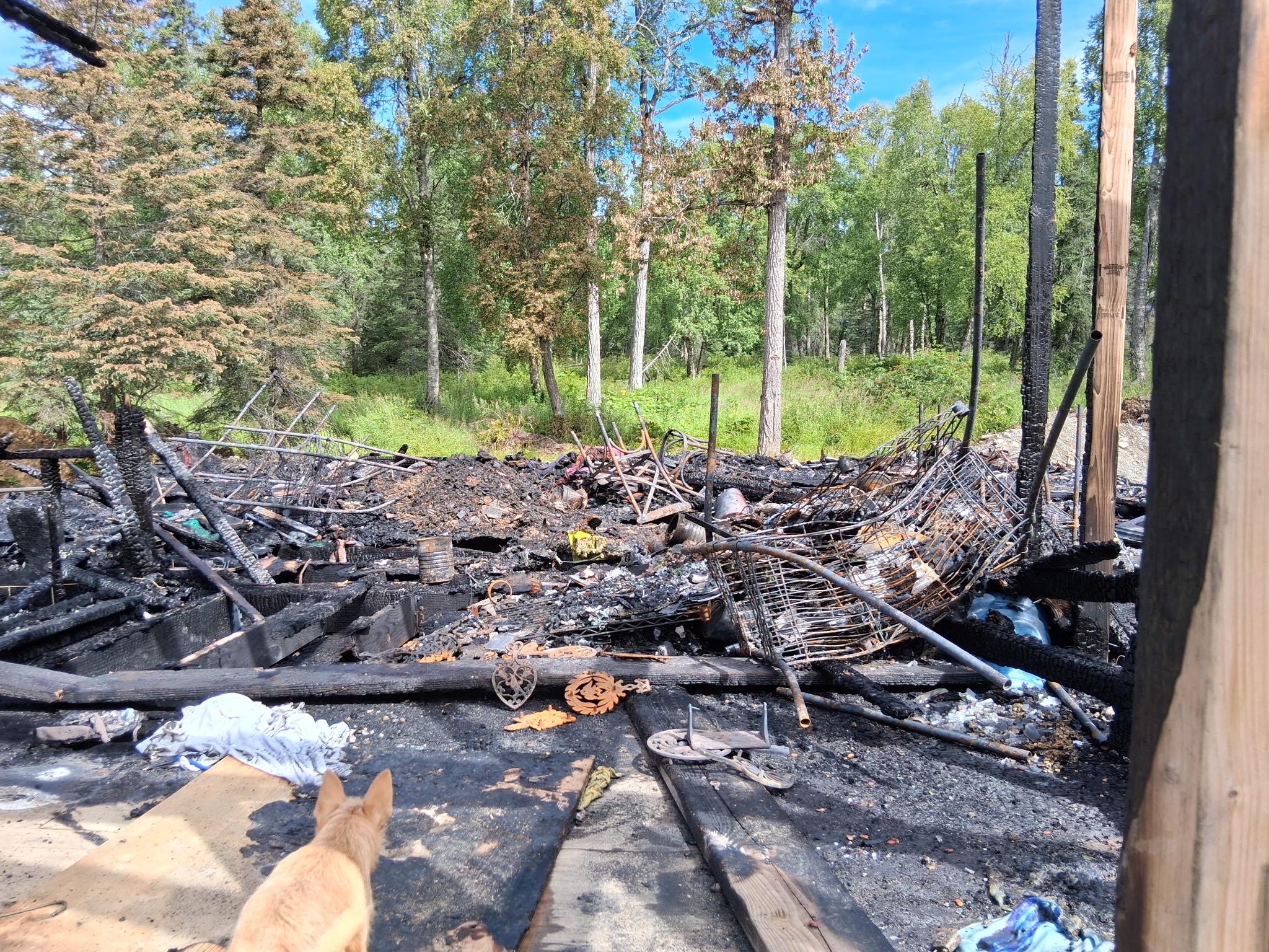 Andersons house fire campaign photo, 6 of 7