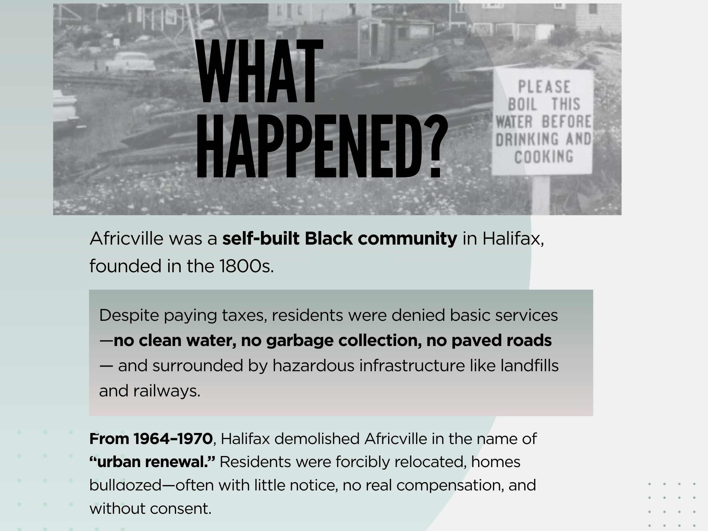 Justice for Africville: Help Us Feed the People campaign photo, 2 of 8
