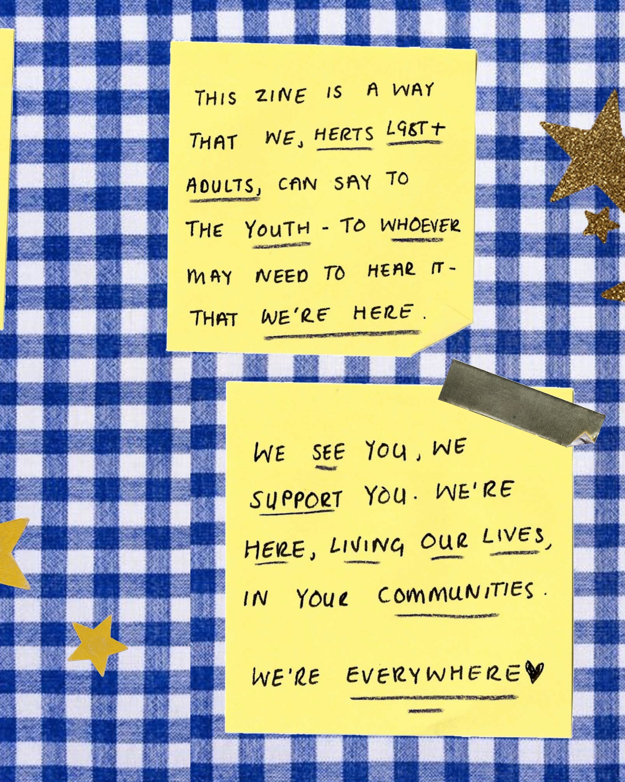 Help me help Herts LGBTQIA feel less lonely (making a zine) campaign photo, 4 of 7