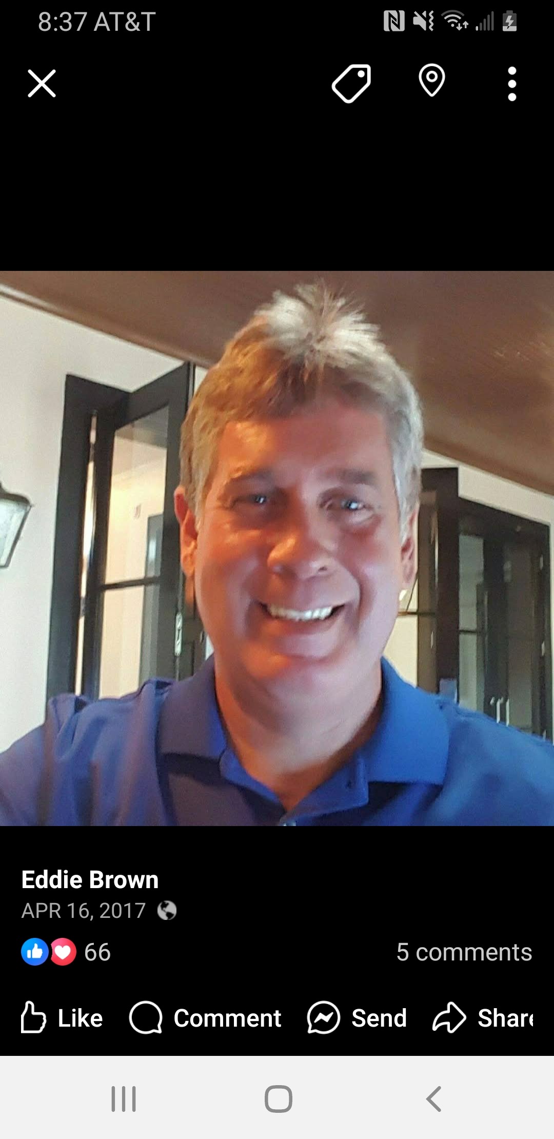 Help Eddie Brown Fight Stage 3 Cancer campaign photo, 2 of 4