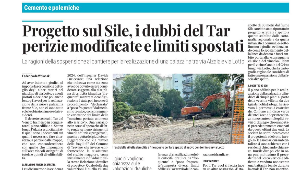 Salviamo il Sile: Fermiamo il Cemento con il TAR: Sostienici photo