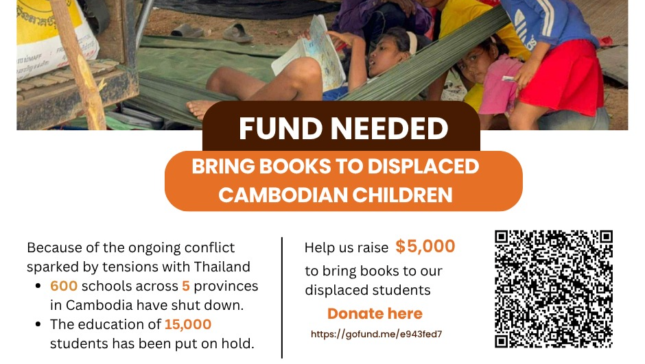 Bring Books to Displaced Cambodian Children - Mobile Library photo