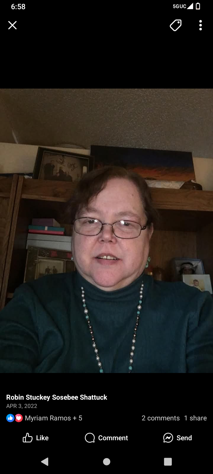 Robin Stuckey Sosebee Shattuck funeral expenses. campaign photo, 2 of 3