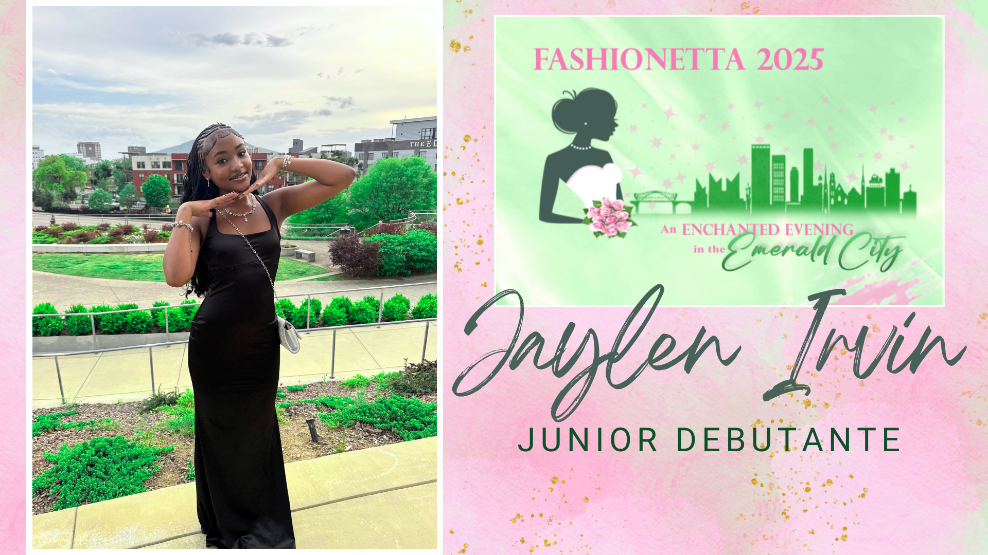 Jaylen Irvin, a 2025 Junior Debutante in Fashionetta! campaign photo, 2 of 5
