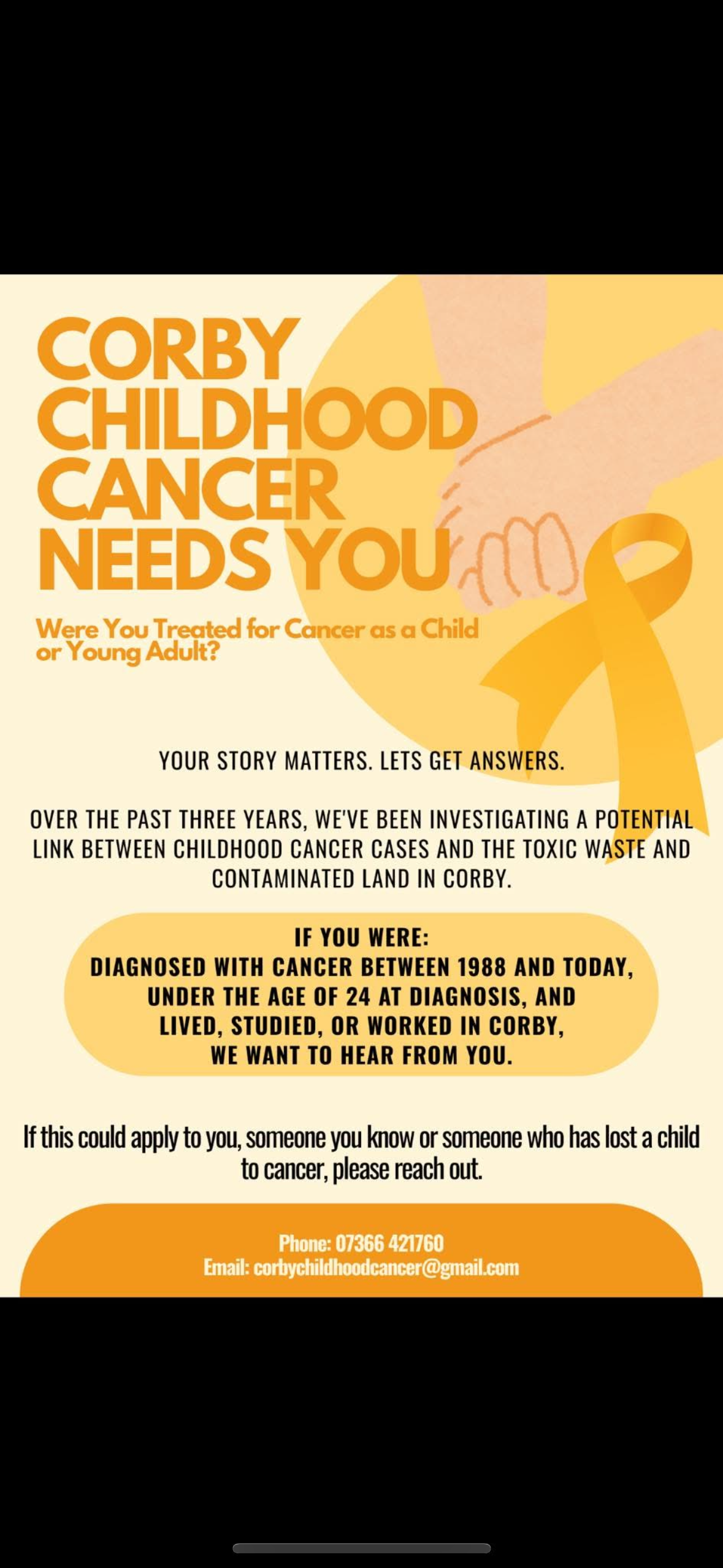 Corby Childhood Cancer cause campaign photo, 2 of 4