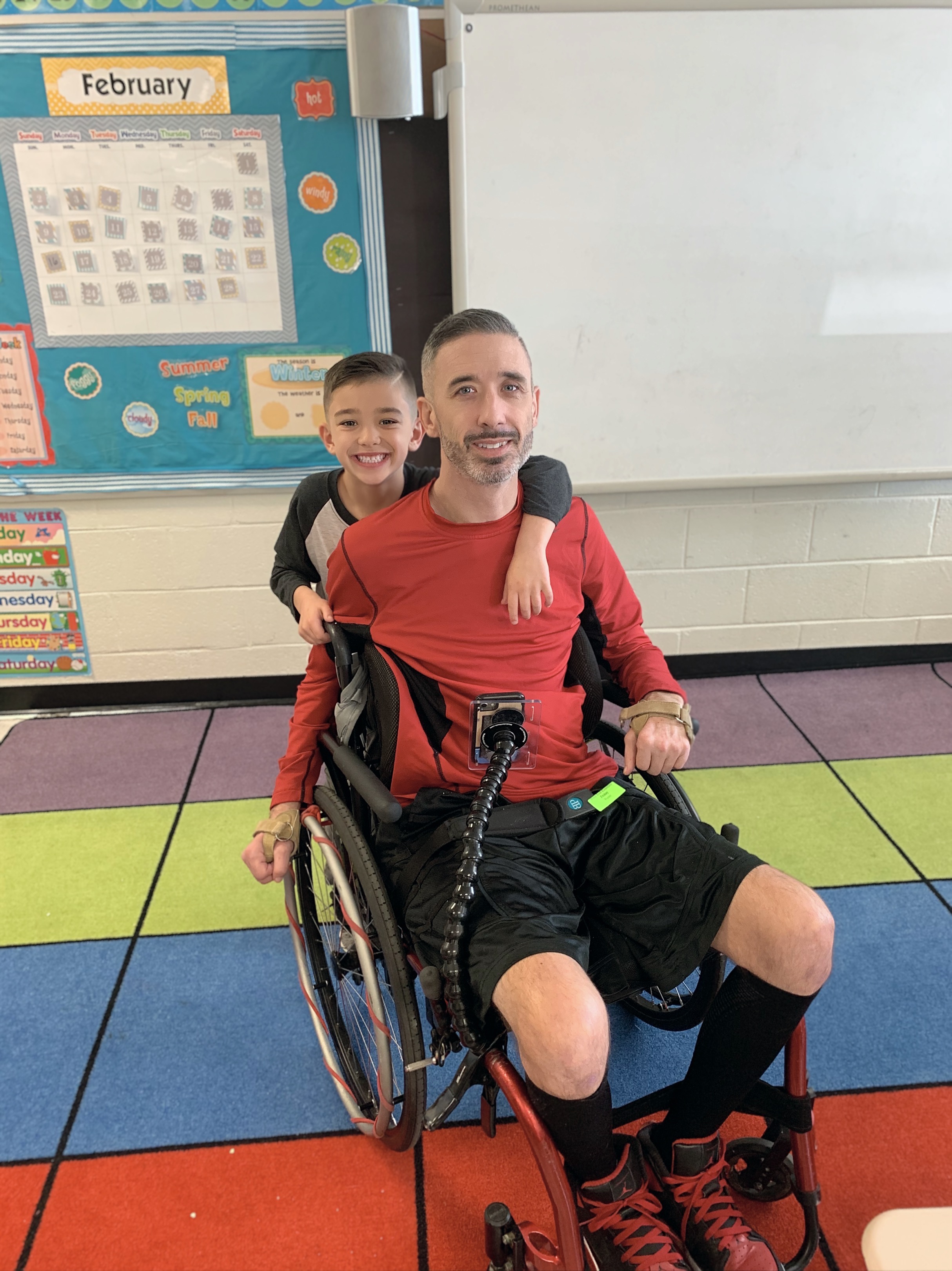 Andrew’s new wheelchair #Drewstrong campaign photo, 2 of 8