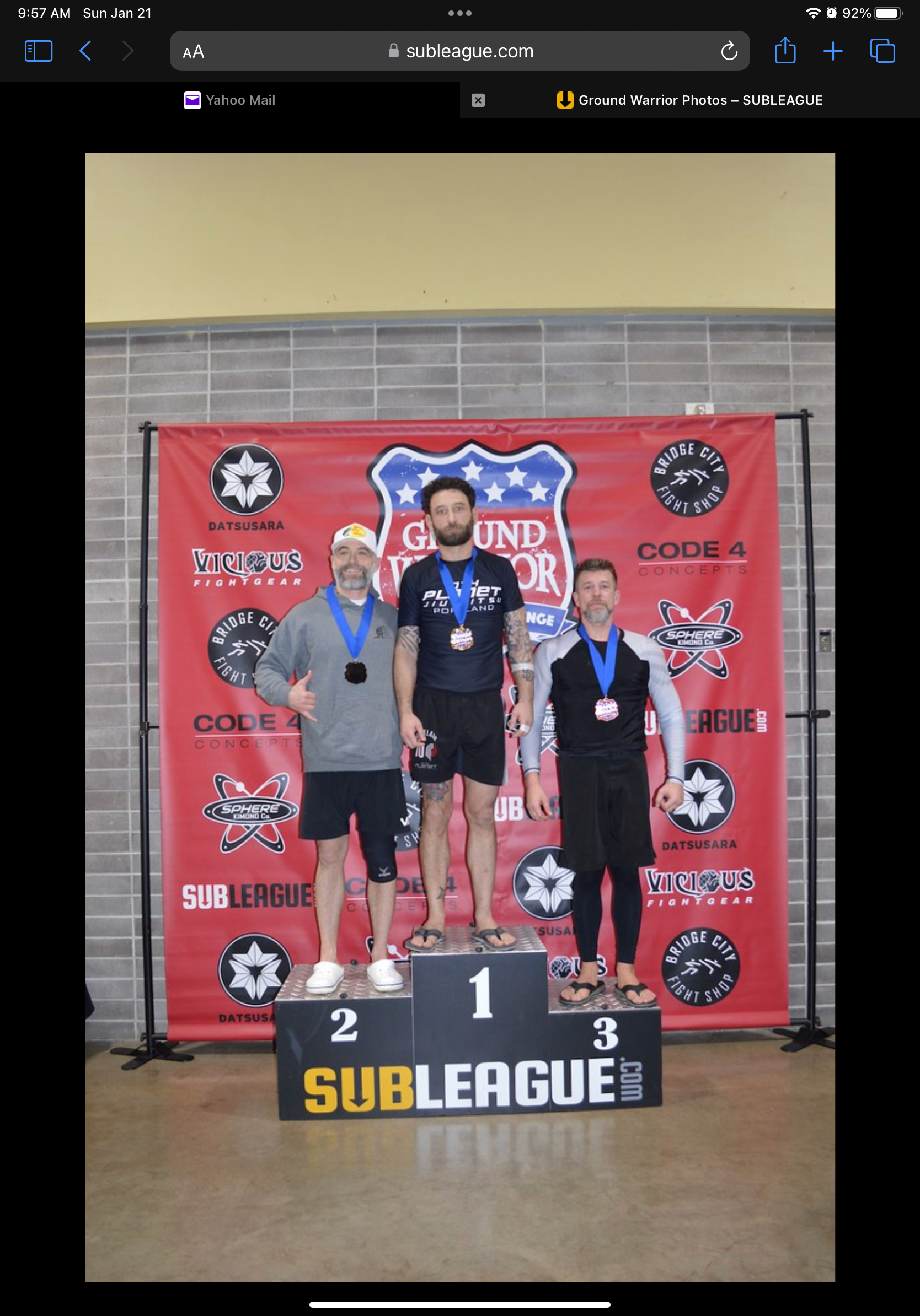BJJ injury: help single dad & combat vet back on the mats campaign photo, 2 of 8