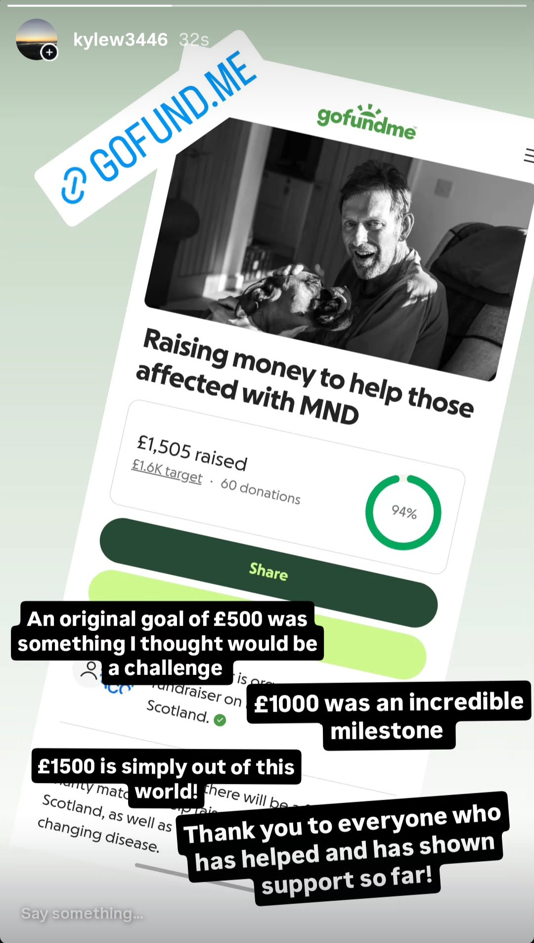 Raising money to help those affected with MND campaign photo, 5 of 7