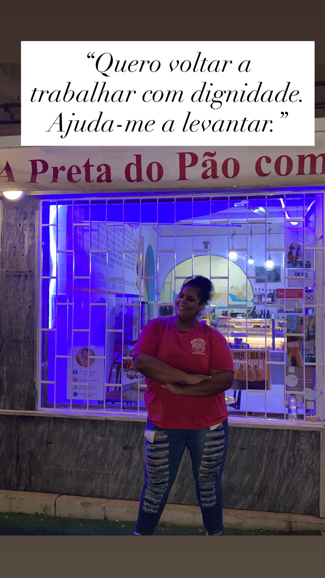 Quero voltar a trabalhar com dignidade. Ajuda-me a levantar campaign photo, 7 of 8