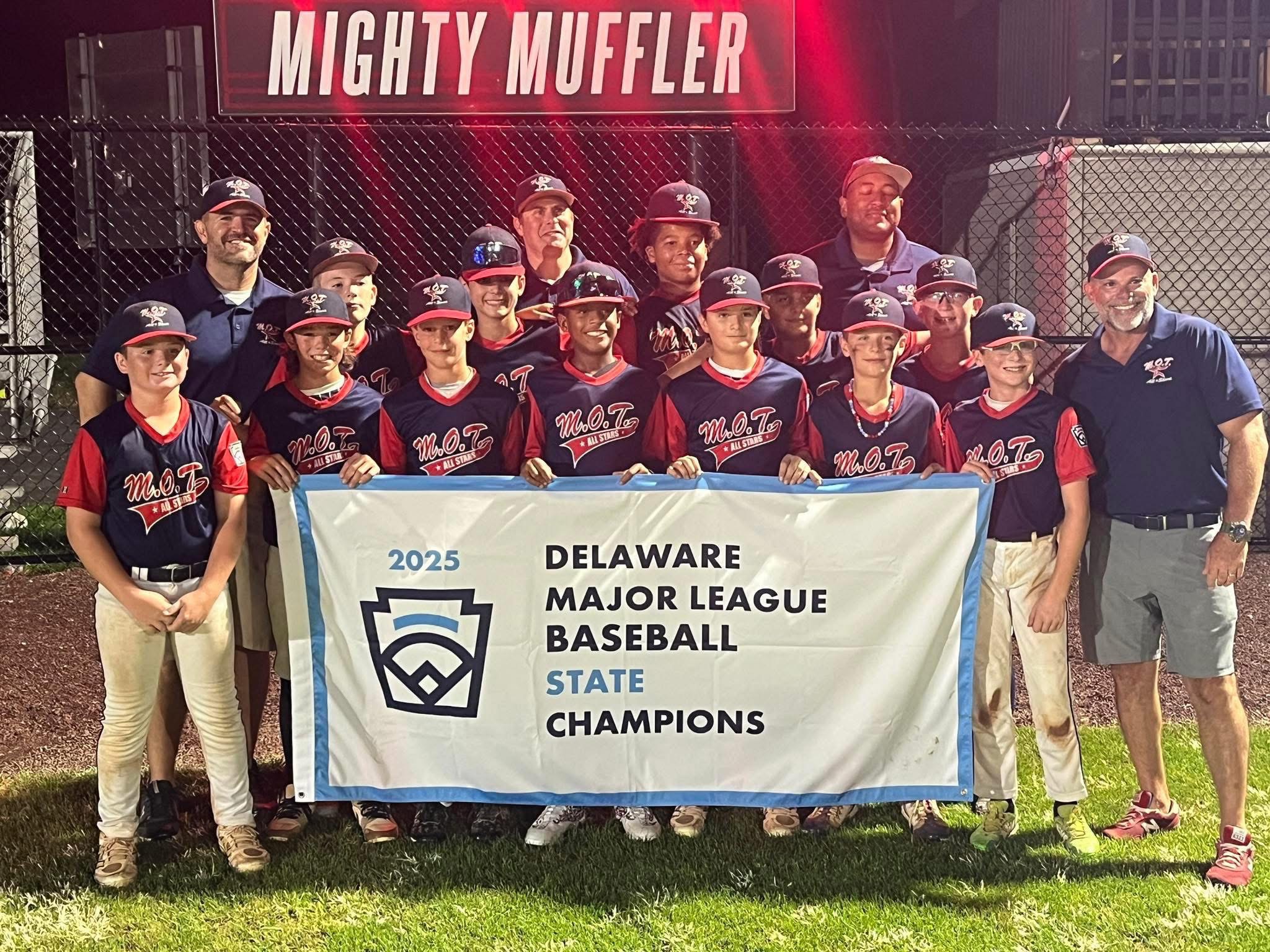 2025 MOT Little League Baseball Delaware State Champions campaign photo, 2 of 3