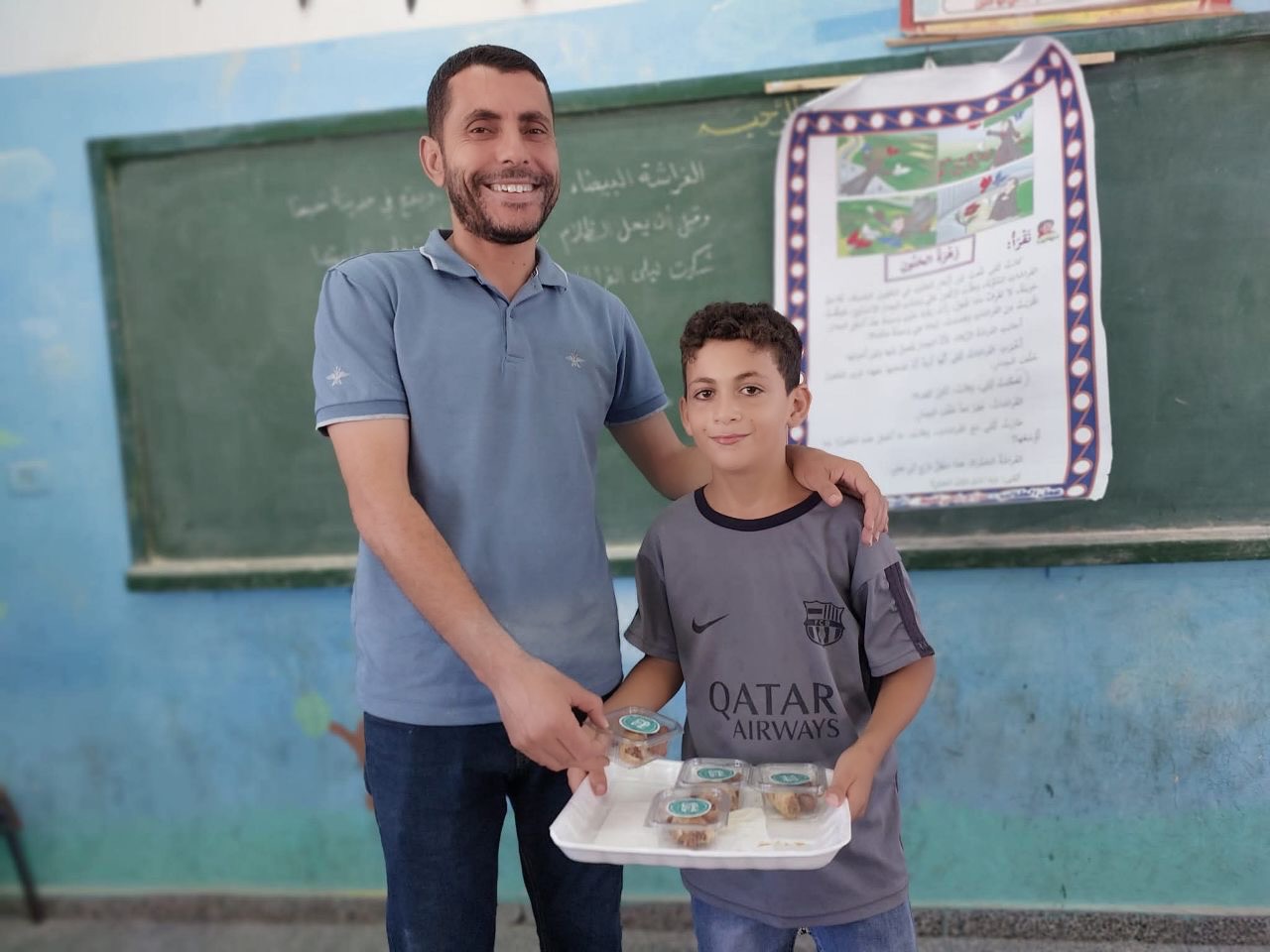 Support Professor Eyad: A Dad Rebuilding Hope With Teaching campaign photo, 7 of 8