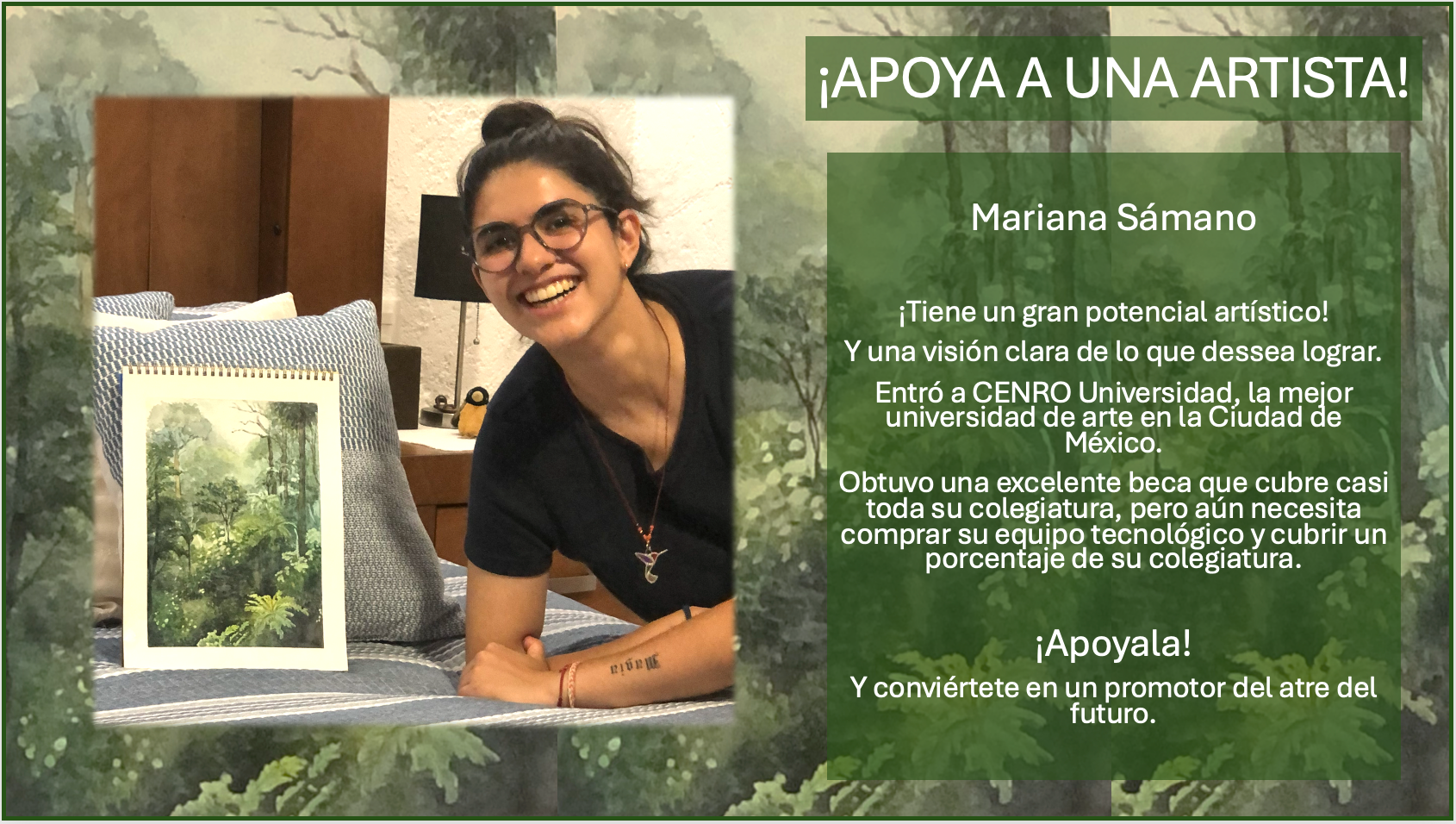 ¡Dona para ayudar a Mariana a lograr su sueño! campaign photo, 2 of 4