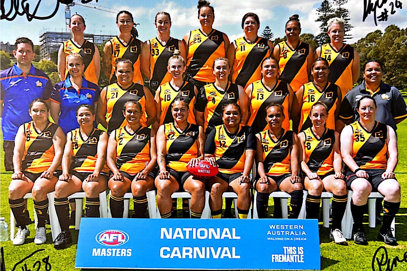 Northwest AFLW Masters Team (Darwin 2025) campaign photo, 7 of 8