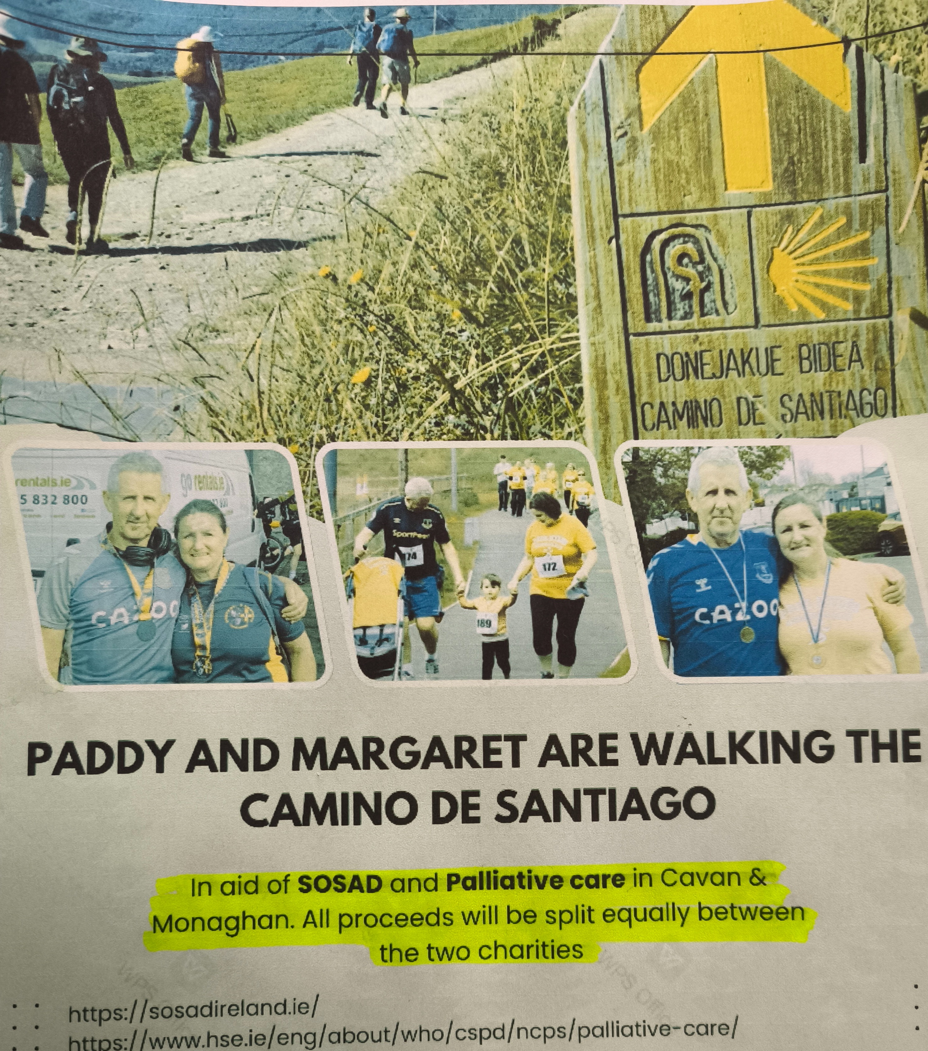 Camino De Santiago walk. campaign photo, 2 of 4