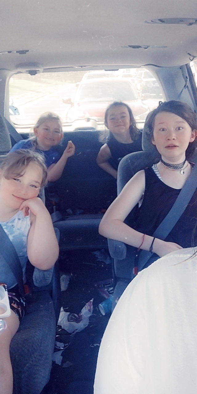 Family out of vehicle after being hit by 18 wheeler campaign photo, 2 of 7