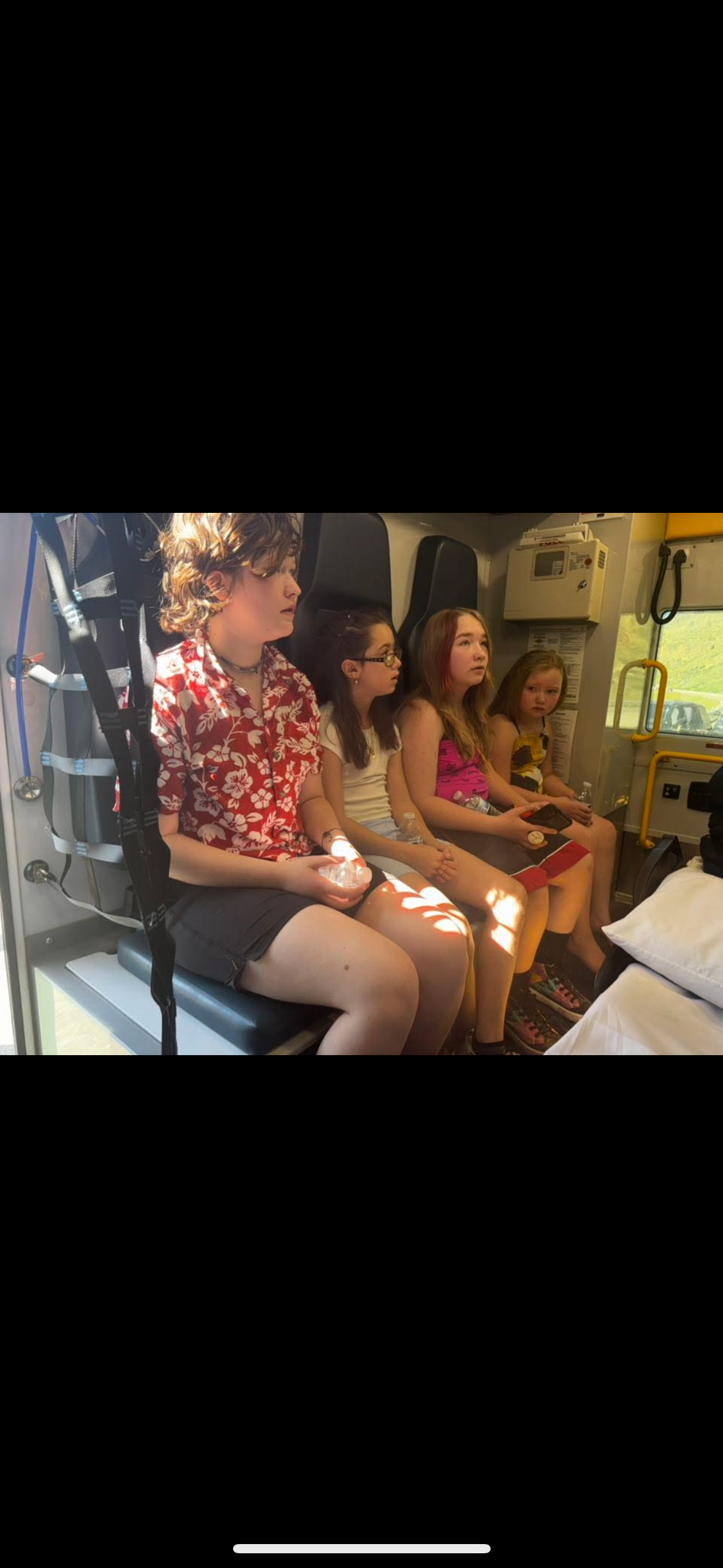 Family out of vehicle after being hit by 18 wheeler campaign photo, 5 of 7
