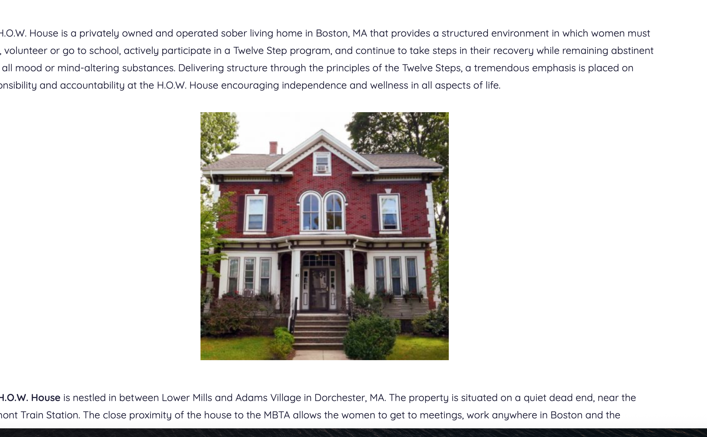 Save the HOW House: Support Women's Recovery from Addiction campaign photo, 2 of 4