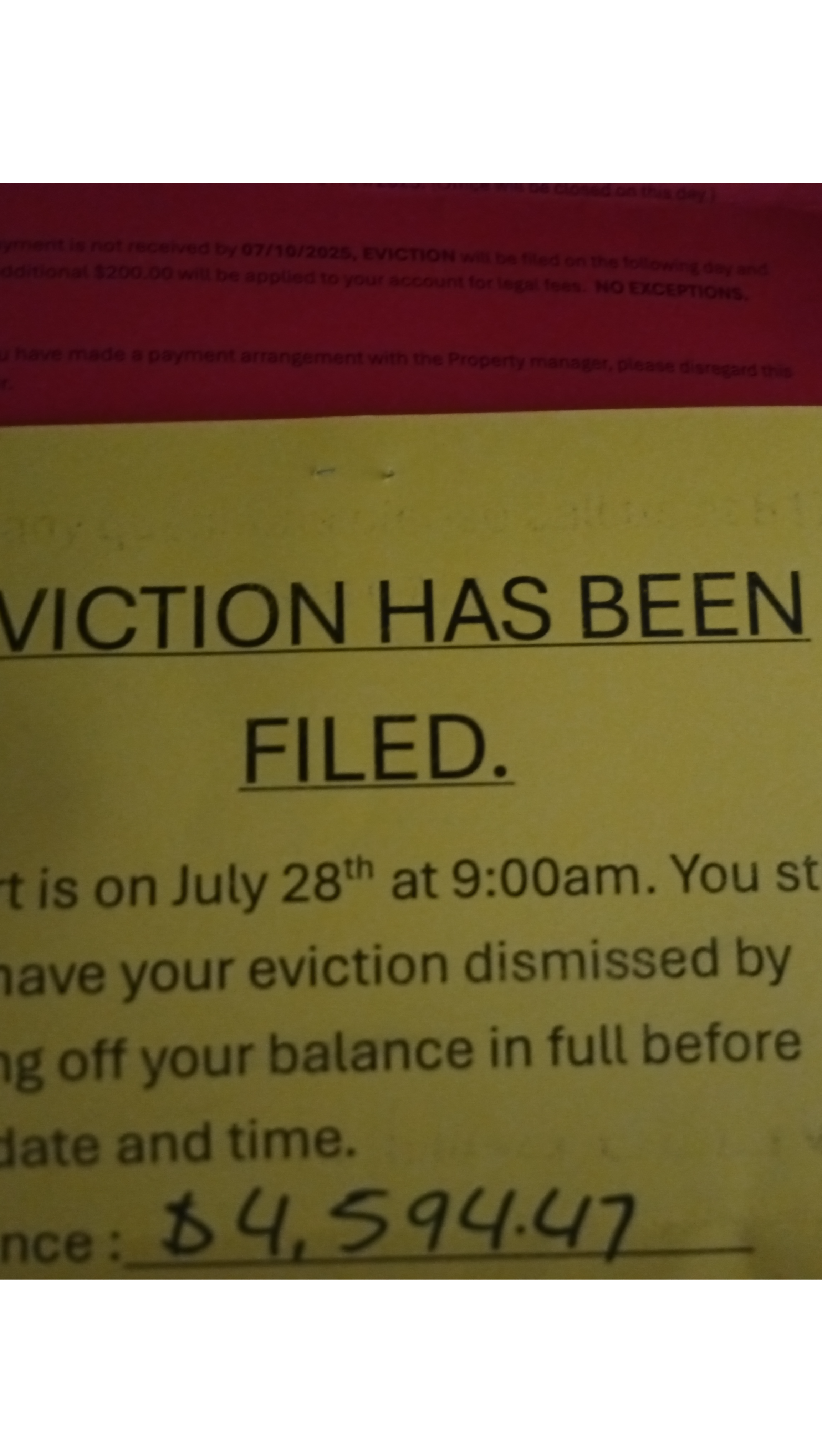 Please help a single mom move or not become evicted photo
