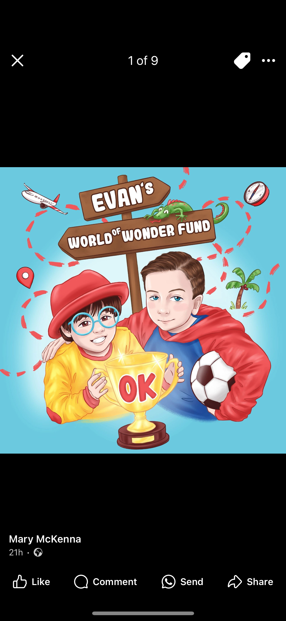 Team Aer Lingus support Evans world of wonder campaign photo, 4 of 5