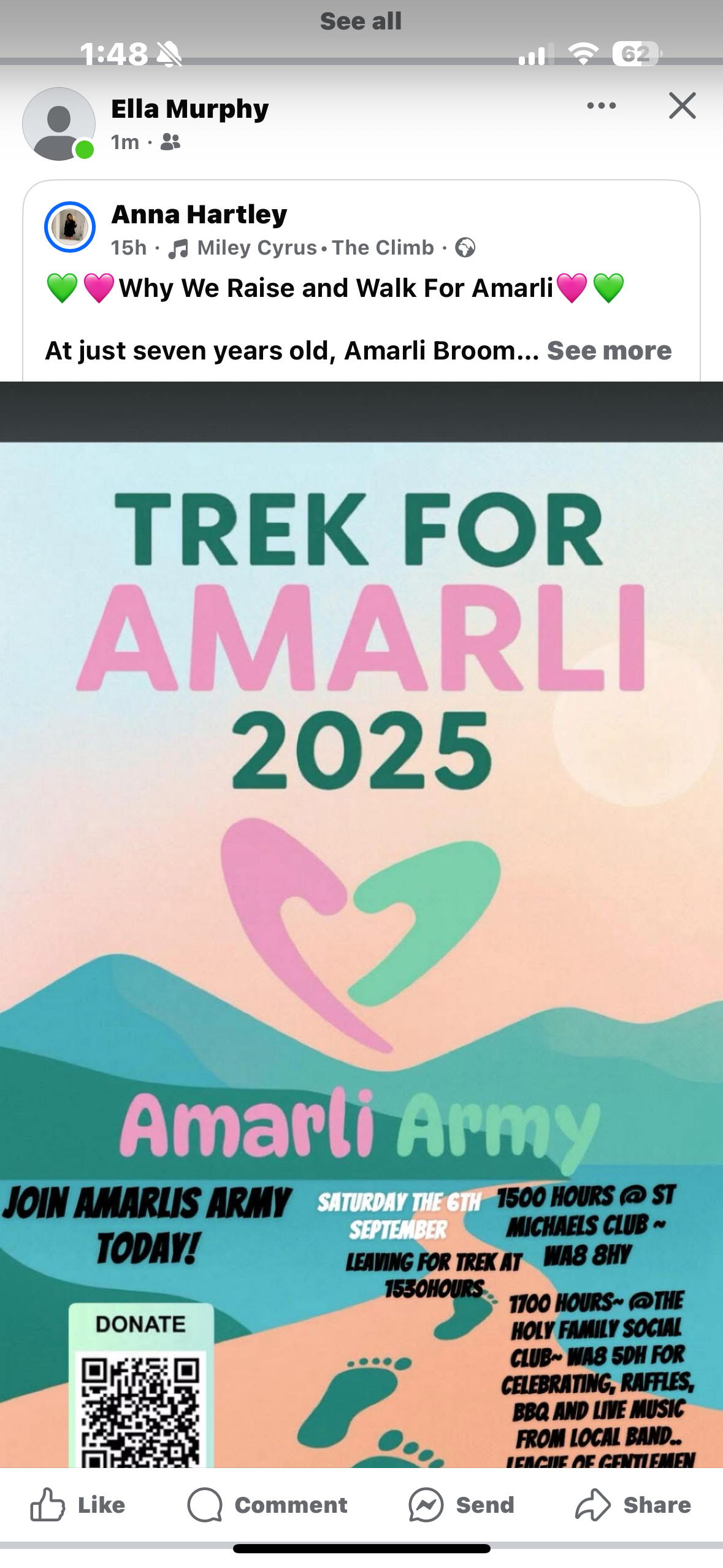 Support Our Walk and Raise for Amarli campaign photo, 2 of 4