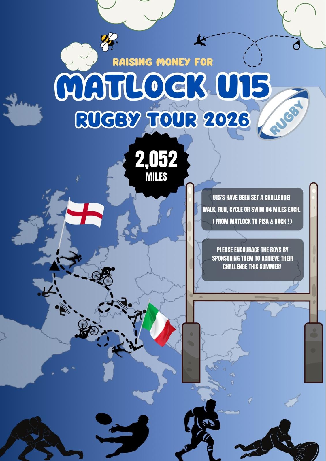 Please support our Matlock u15 boys to get to Pisa! campaign photo, 2 of 6