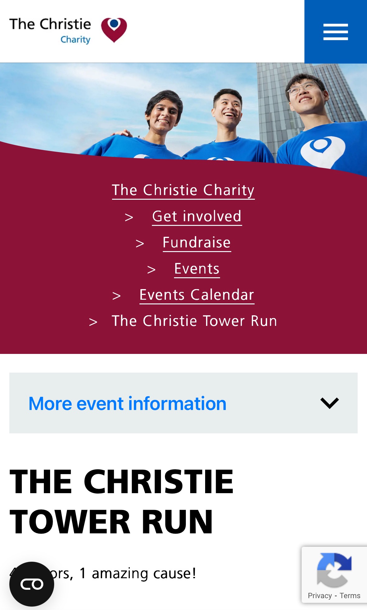 The Christie Charity Tower Run campaign photo, 2 of 4