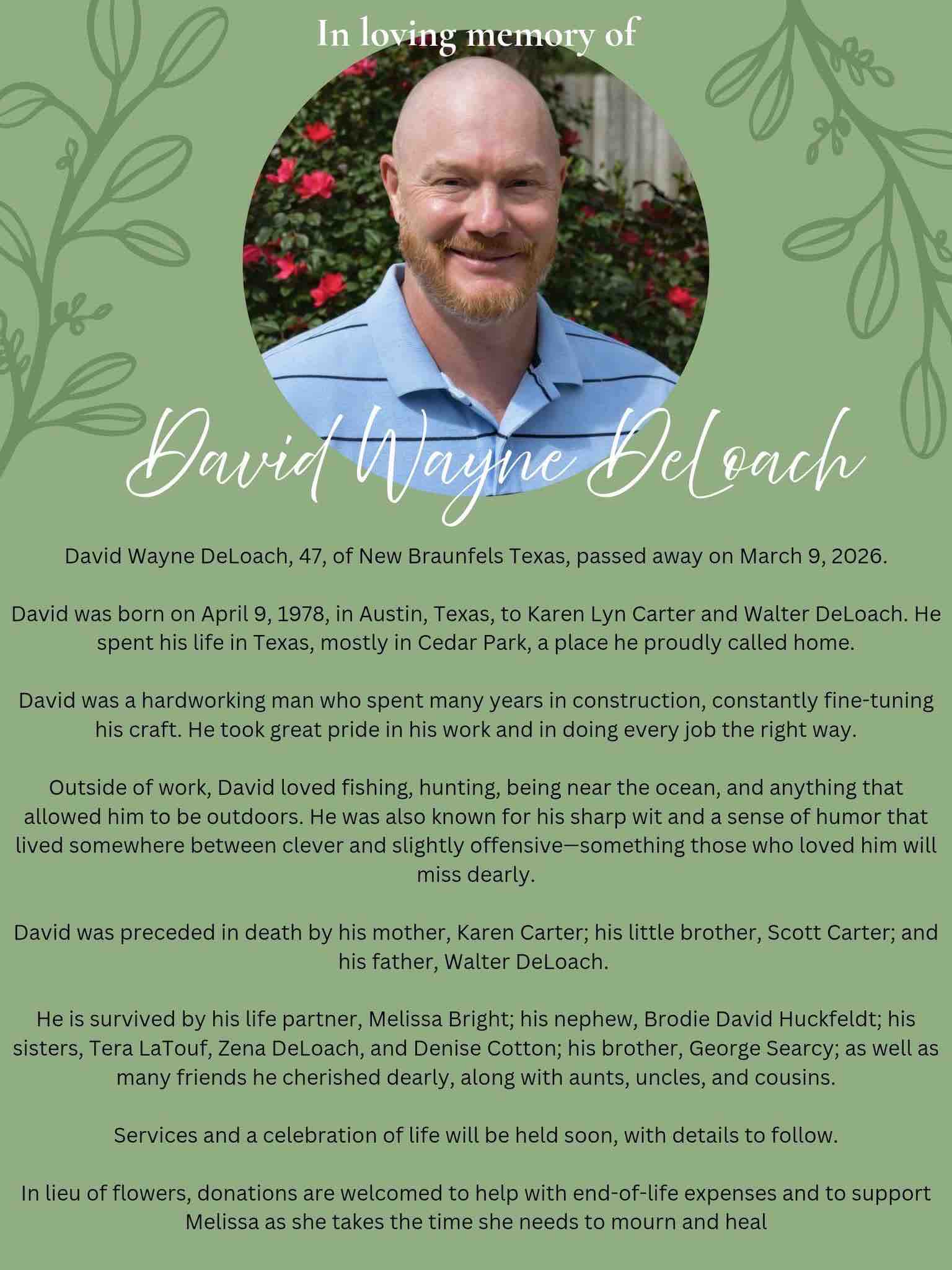 Honoring David’s memory campaign photo, 6 of 8