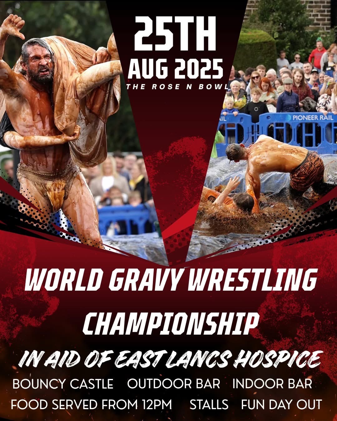 Gravy wrestling 2025 fundraiser for Tunstead pre school campaign photo, 2 of 4