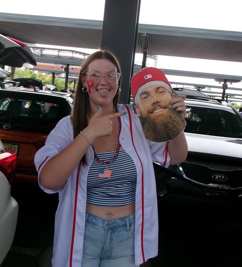 Group gifting Kaylee’s first car campaign photo, 2 of 7