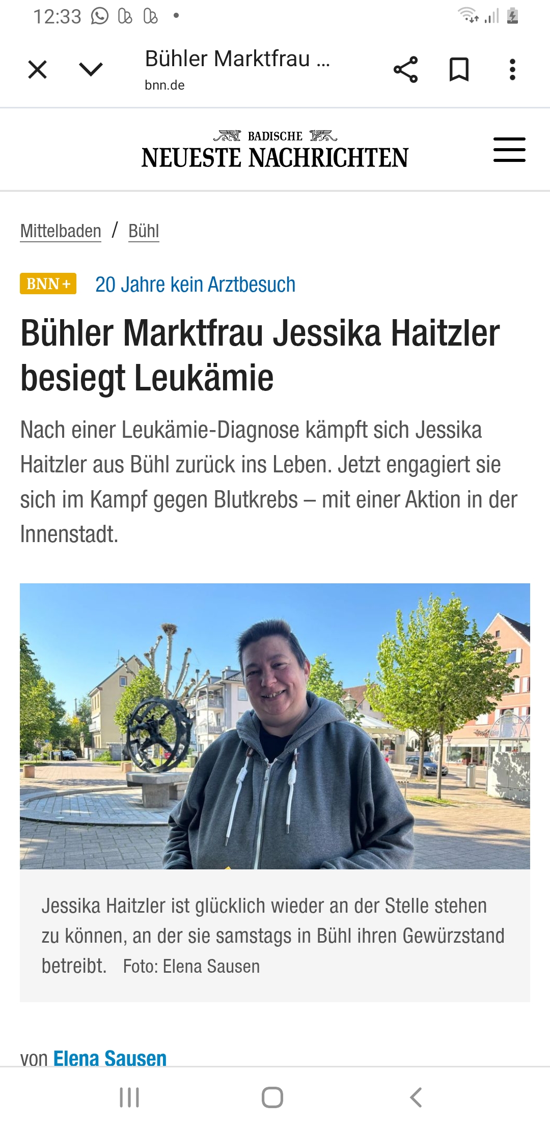 Leukämie besiegt – dann Tumor in der bws und jetzt Rollstuhl campaign photo, 4 of 6