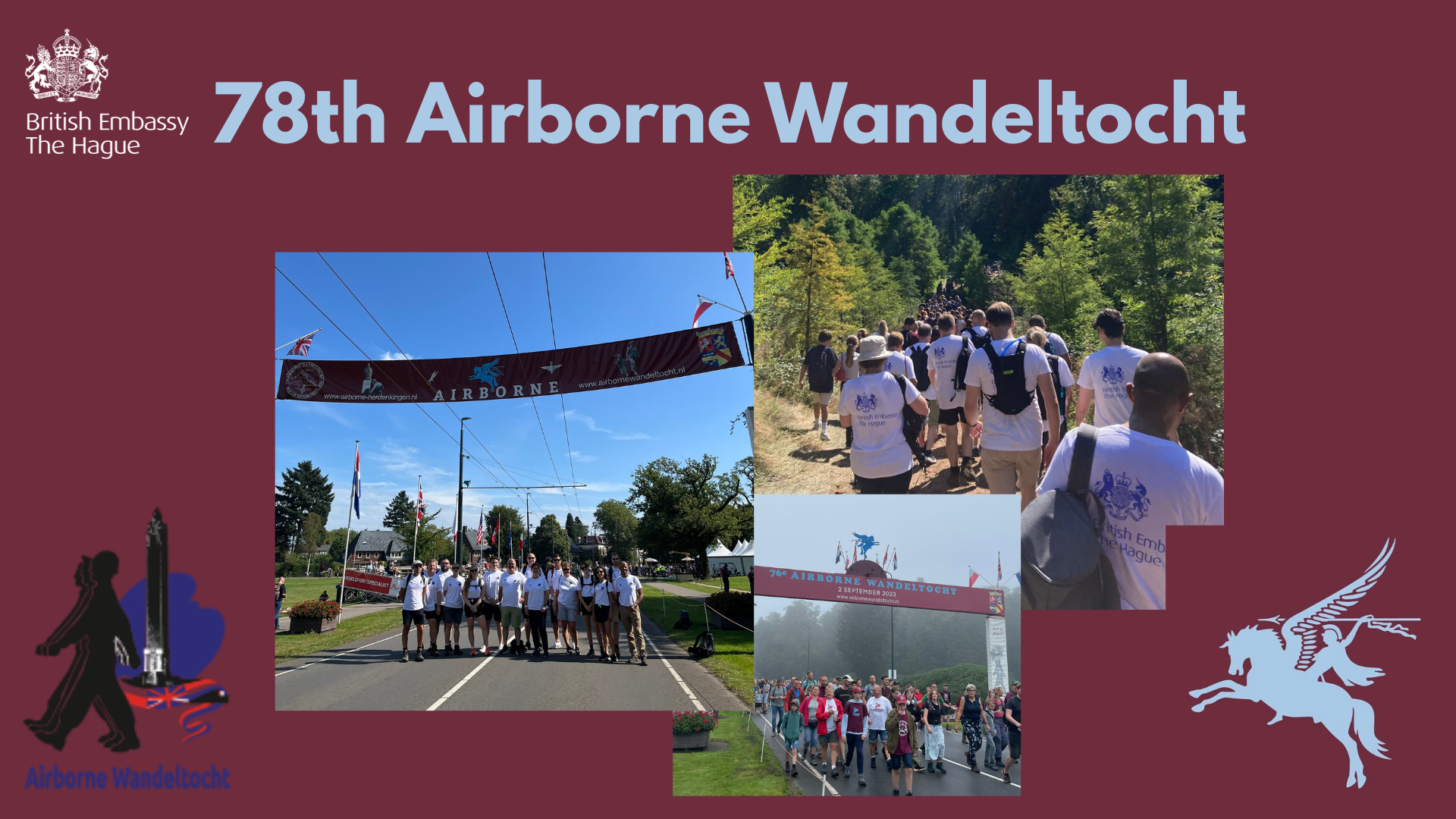 British Embassy The Hague - Airborne Wandeltocht campaign photo, 2 of 4