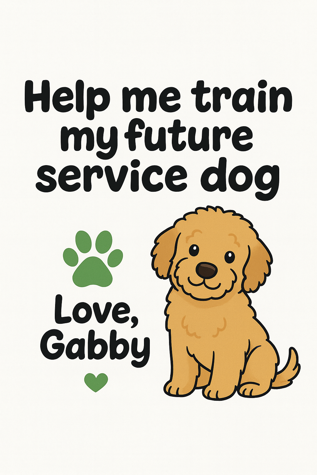 Support Gabby's Service Dog Training Journey campaign photo, 7 of 8