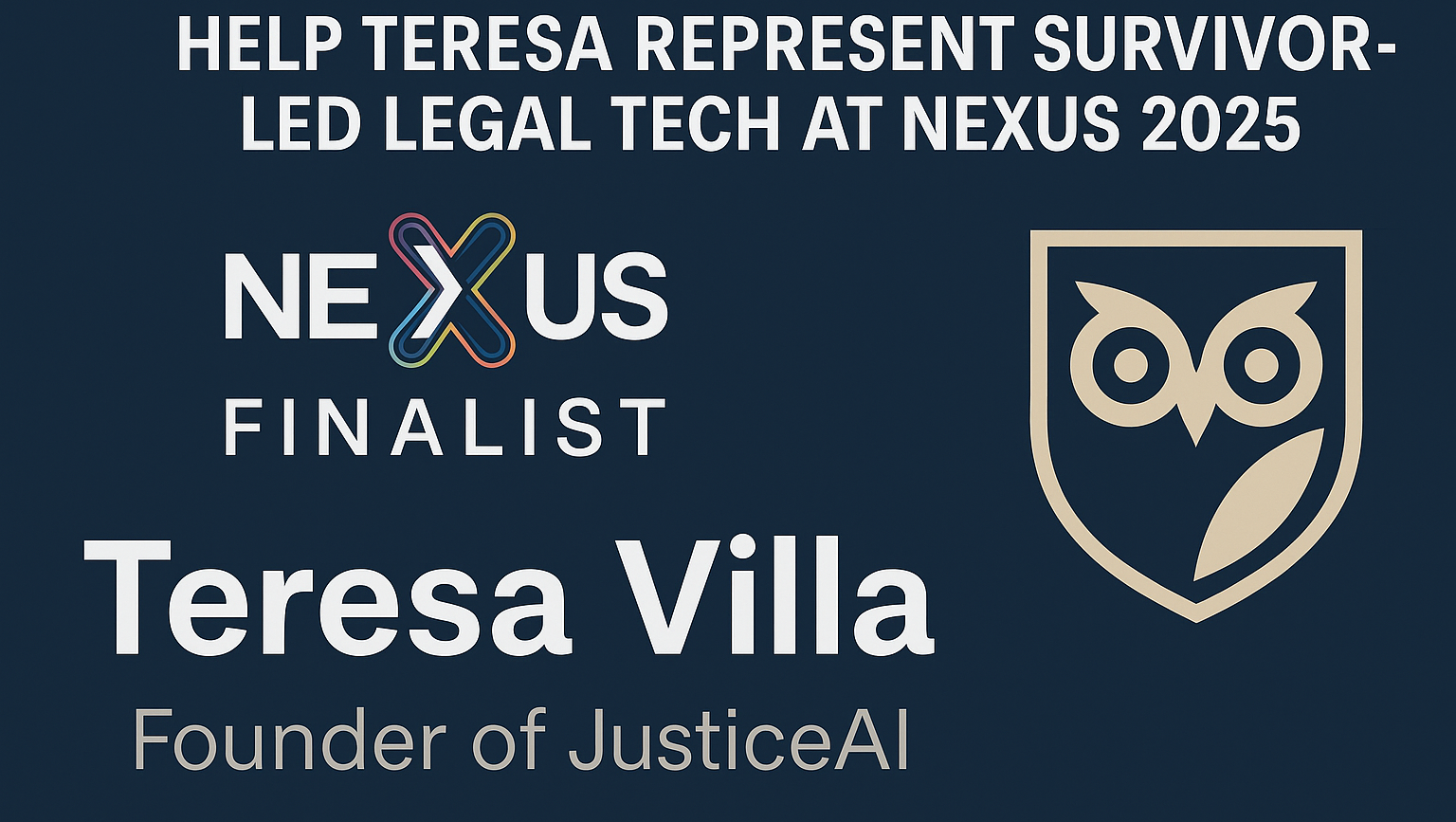 Send a Disabled Latina Founder to the 2025 Nexus Awards” photo