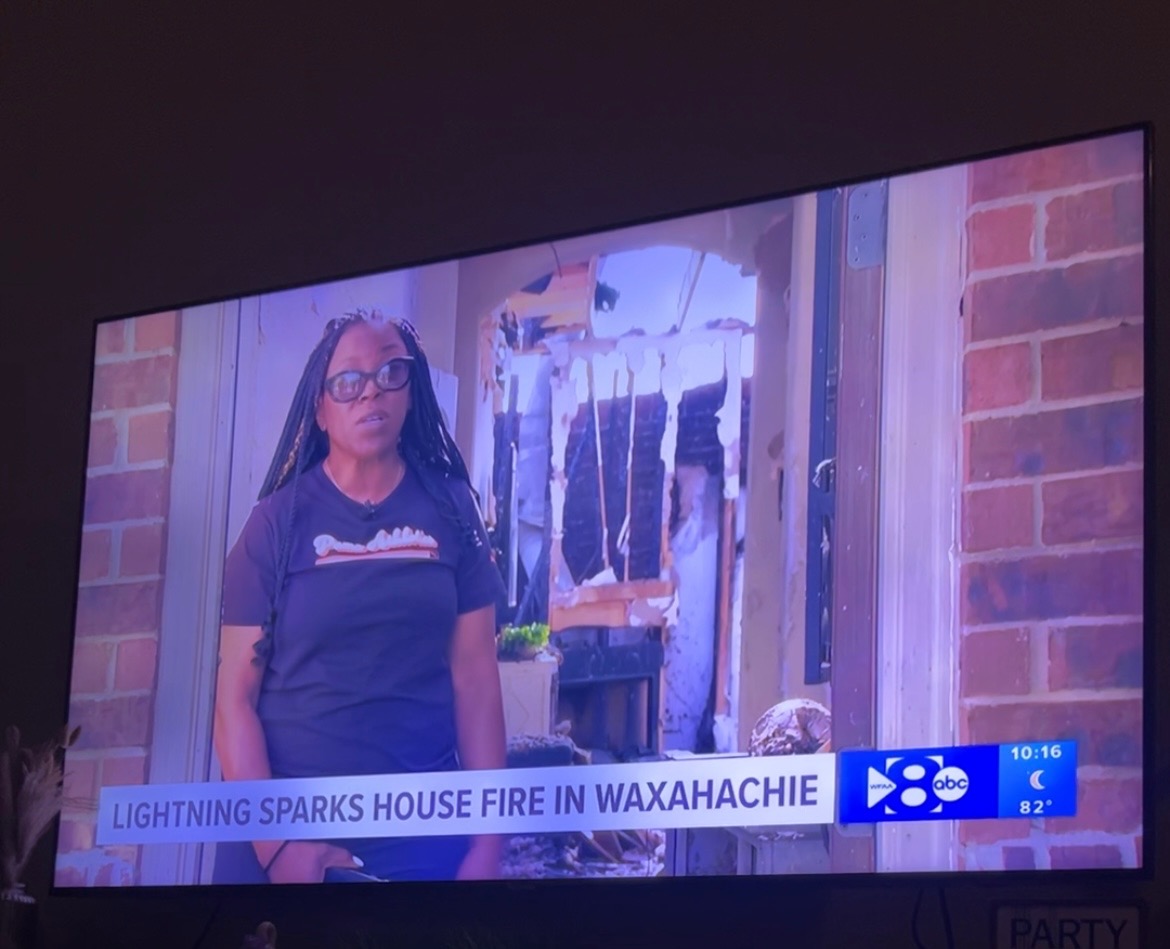North Texas Home Lost to Lightning Strike campaign photo, 7 of 8