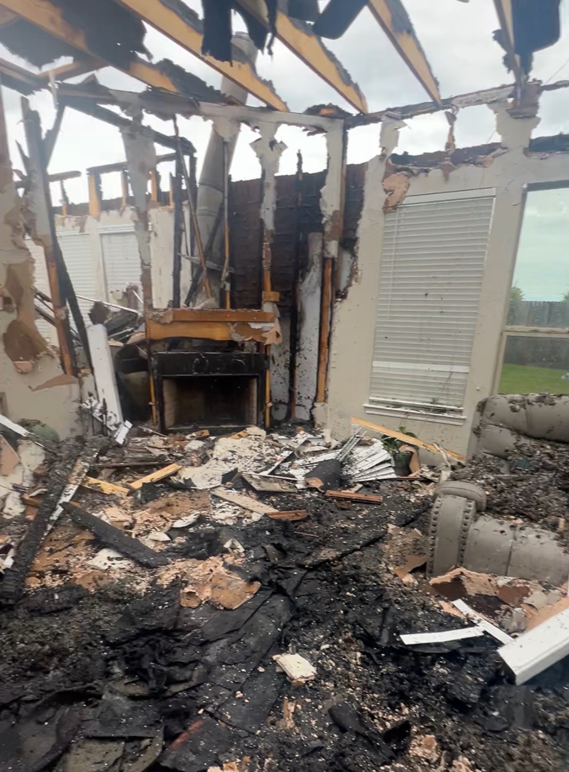 North Texas Home Lost to Lightning Strike campaign photo, 2 of 8