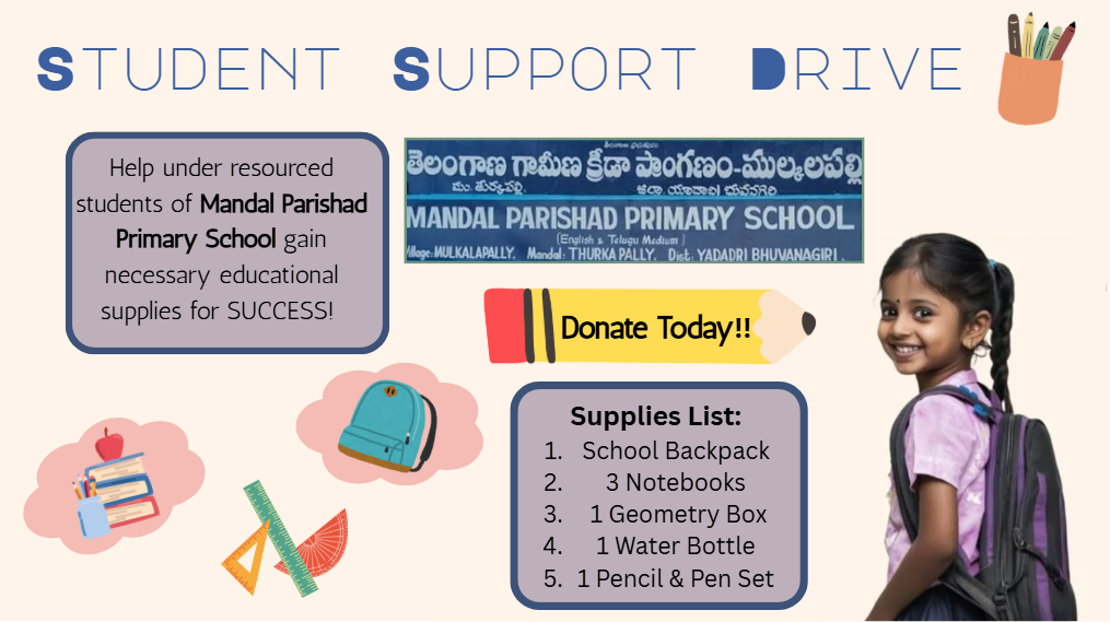 Student & Worker Support Drive - Mandal Parishad Primary campaign photo, 7 of 8