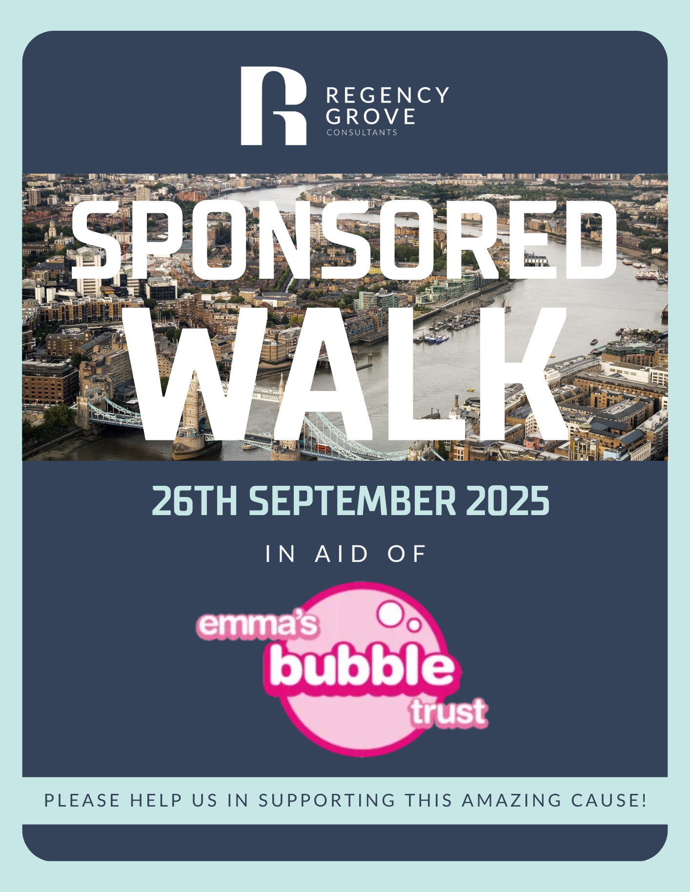 Regency Grove's Sponsored Walk for Emma's Bubble Trust campaign photo, 2 of 4