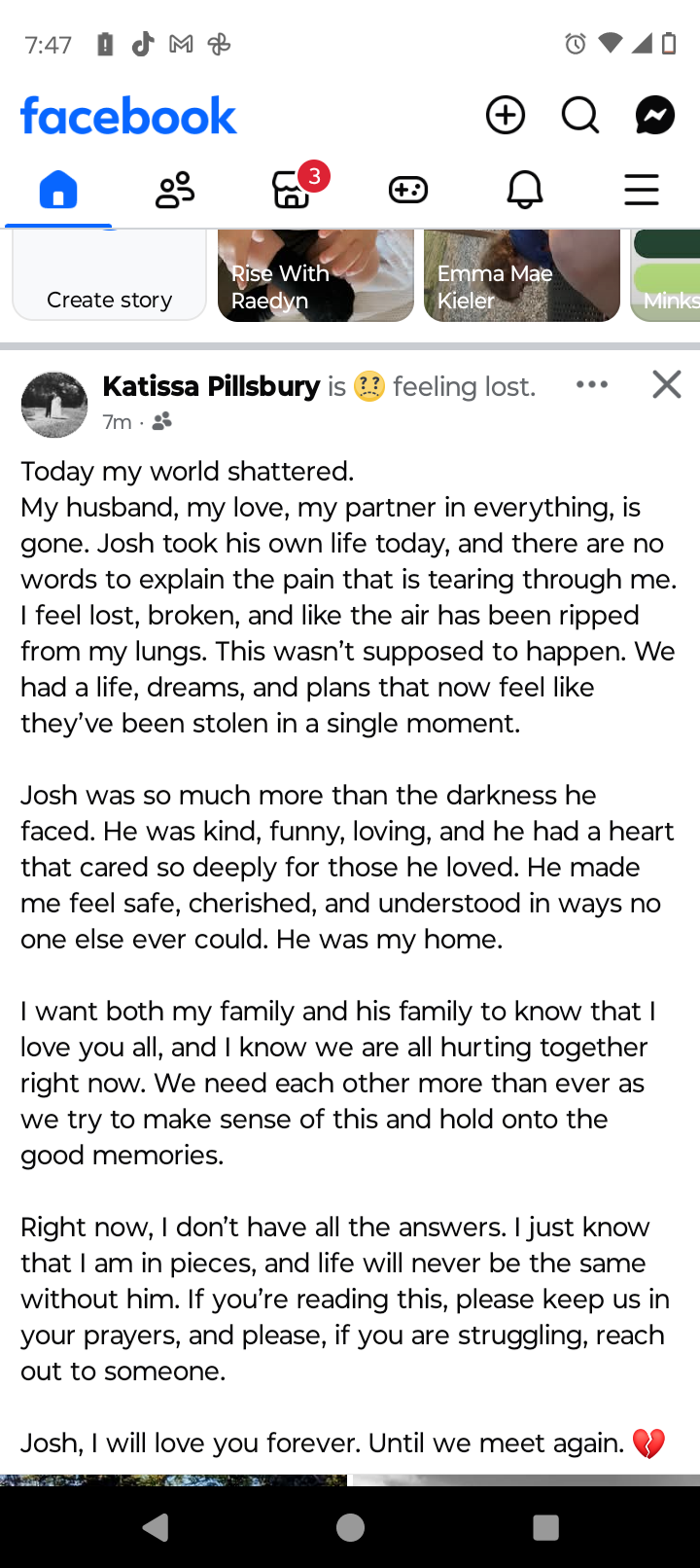 Support Katissa in Honoring Josh's Memory campaign photo, 6 of 8