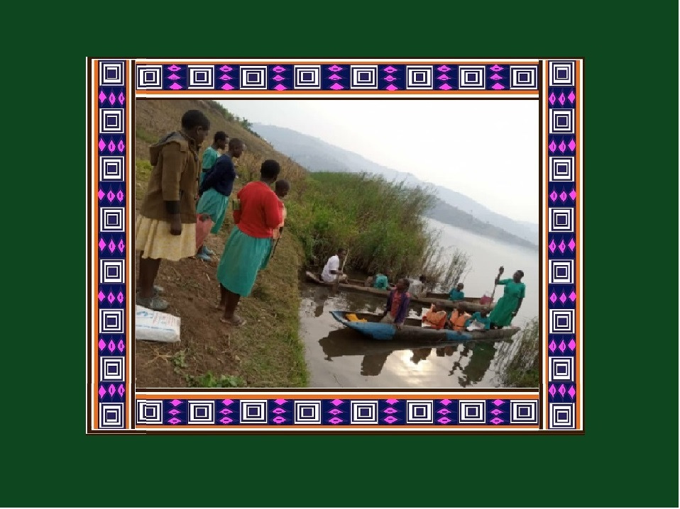 Motorboat for Bukome island on Lake Bunyonyi, Uganda campaign photo, 5 of 7