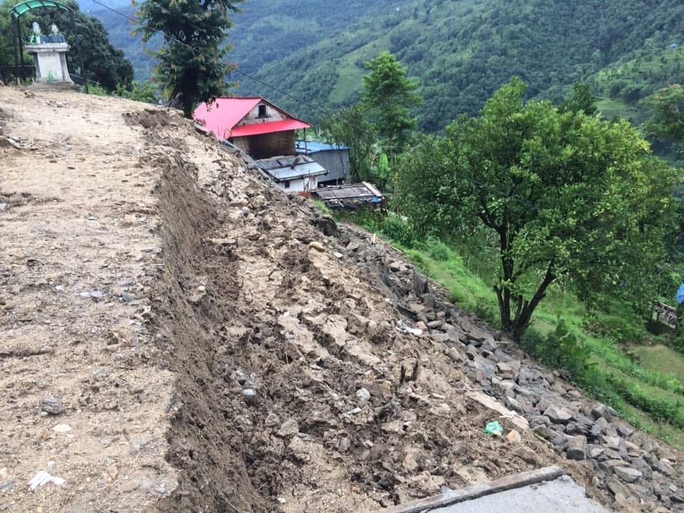 Lets help the village school suffered from the landslide campaign photo, 2 of 8