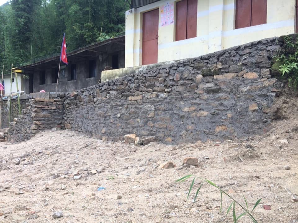 Lets help the village school suffered from the landslide campaign photo, 4 of 8