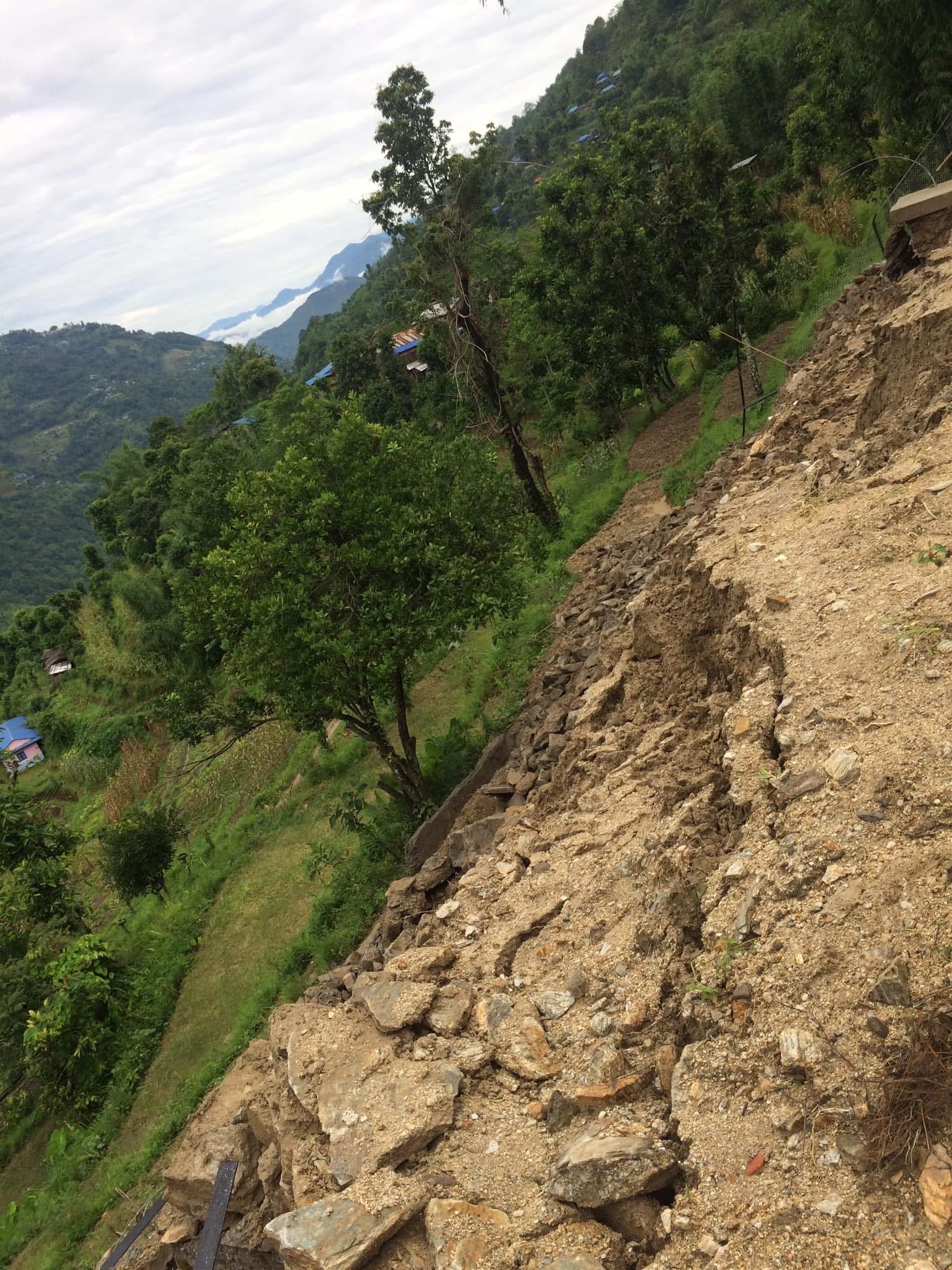 Lets help the village school suffered from the landslide campaign photo, 6 of 8