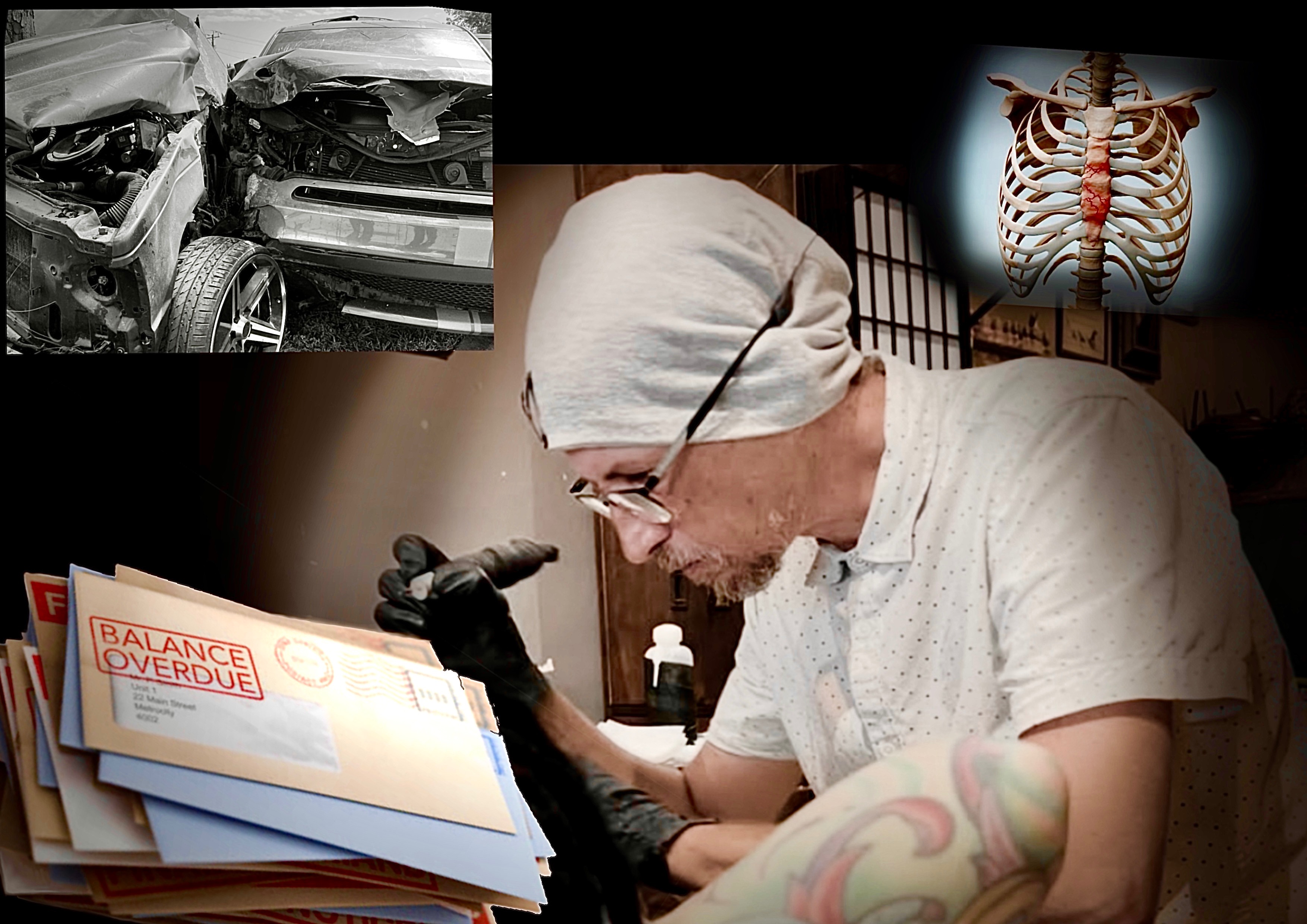 Help Aaron while he recovers after automobile accident. campaign photo, 2 of 4