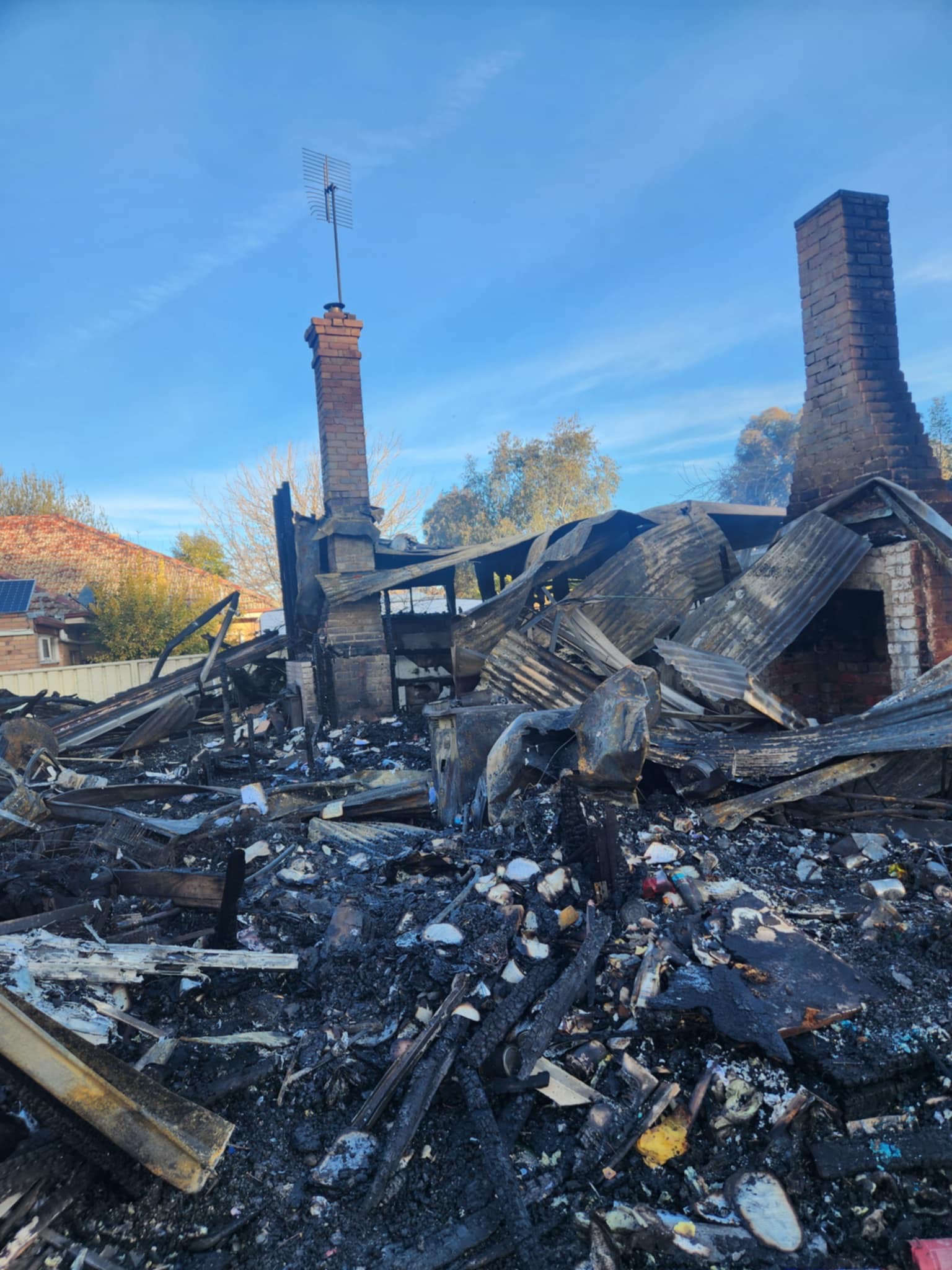 Derks Family House Fire, Wedderburn, Victoria campaign photo, 2 of 7