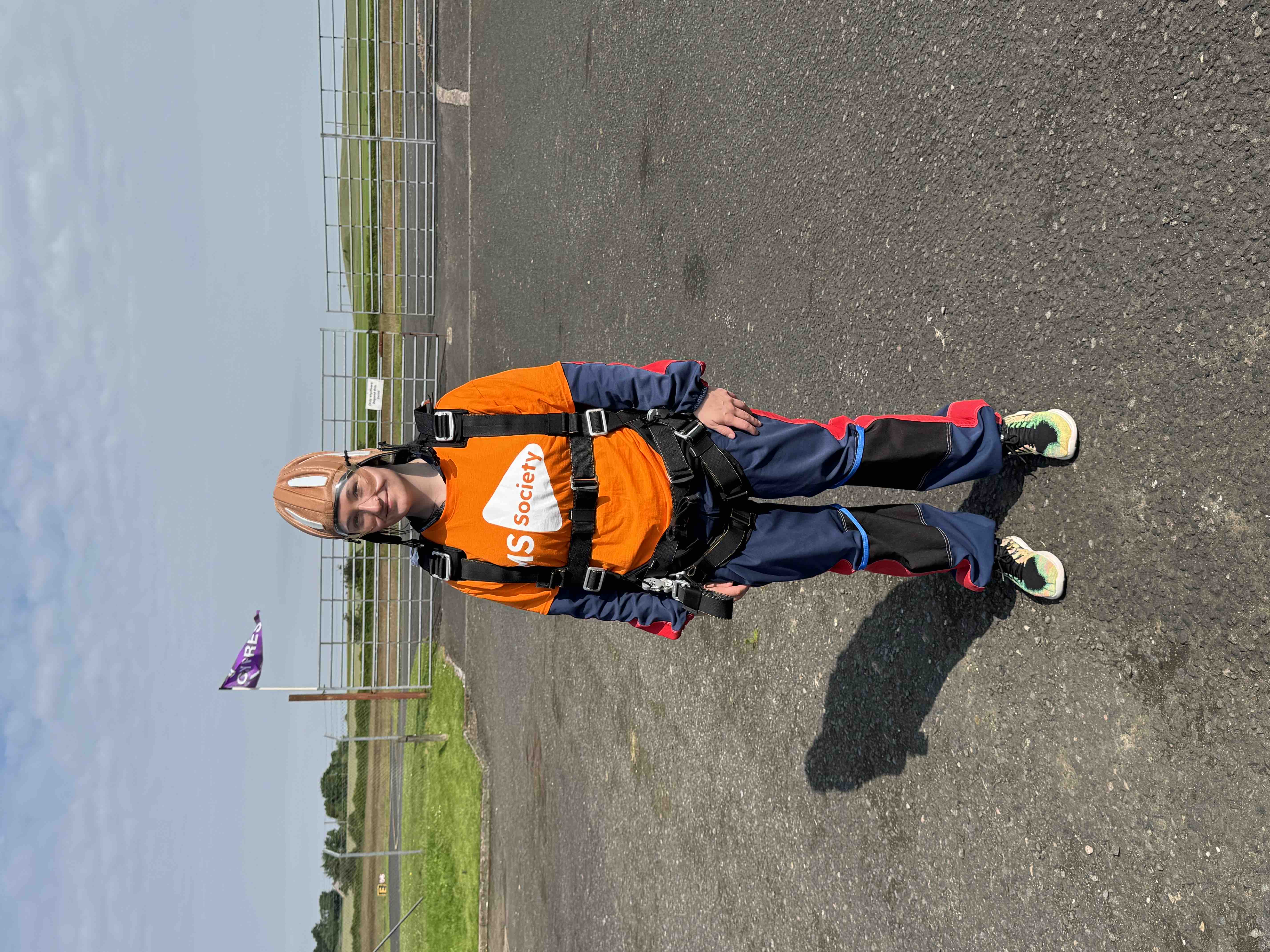 MS Society charity skydive campaign photo, 2 of 7