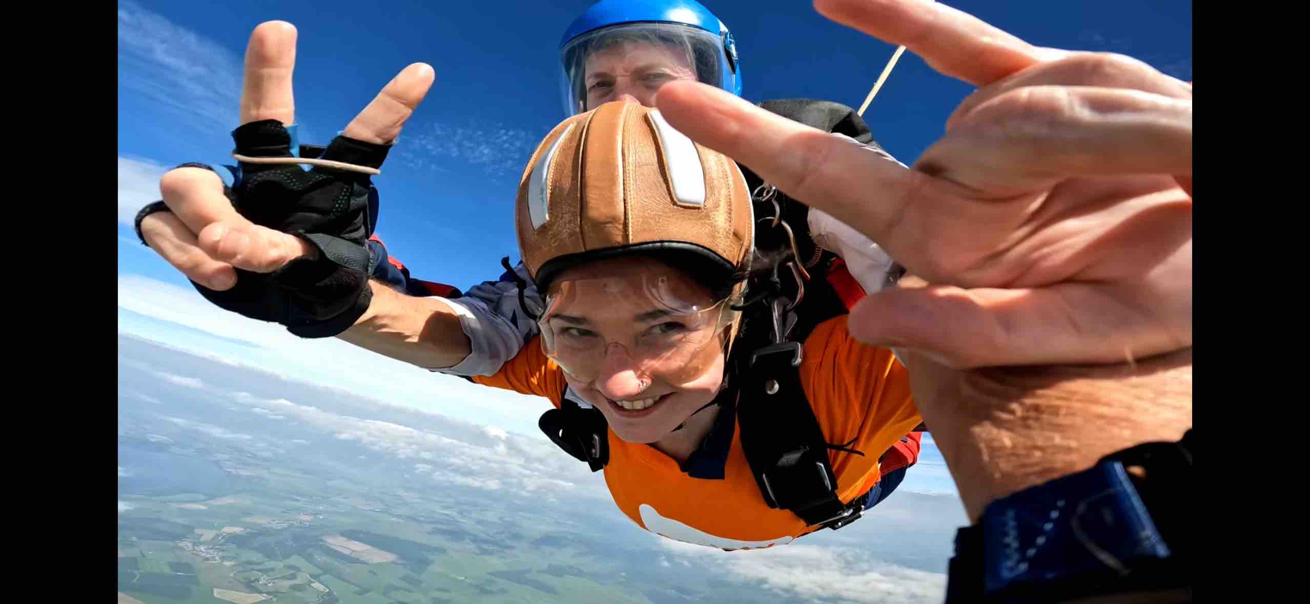 MS Society charity skydive campaign photo, 5 of 7