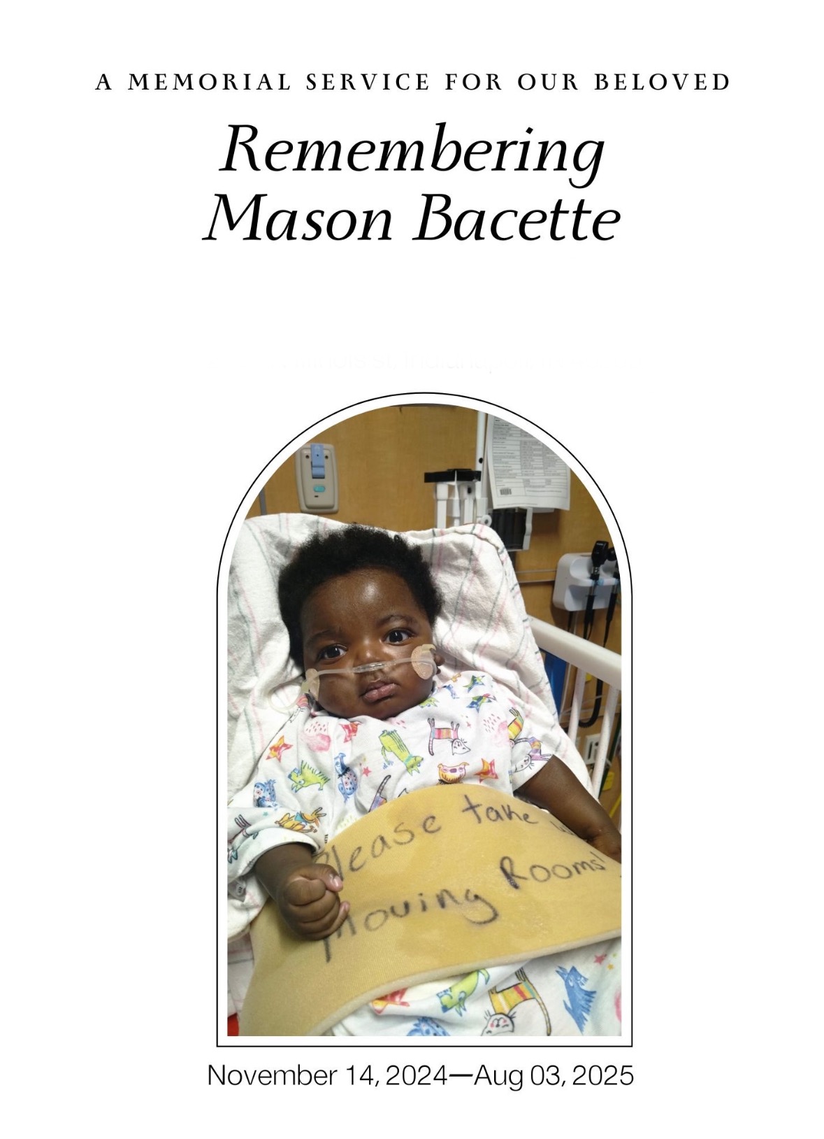 Shelly's Son Mason: A Heartfelt Farewell campaign photo, 4 of 6